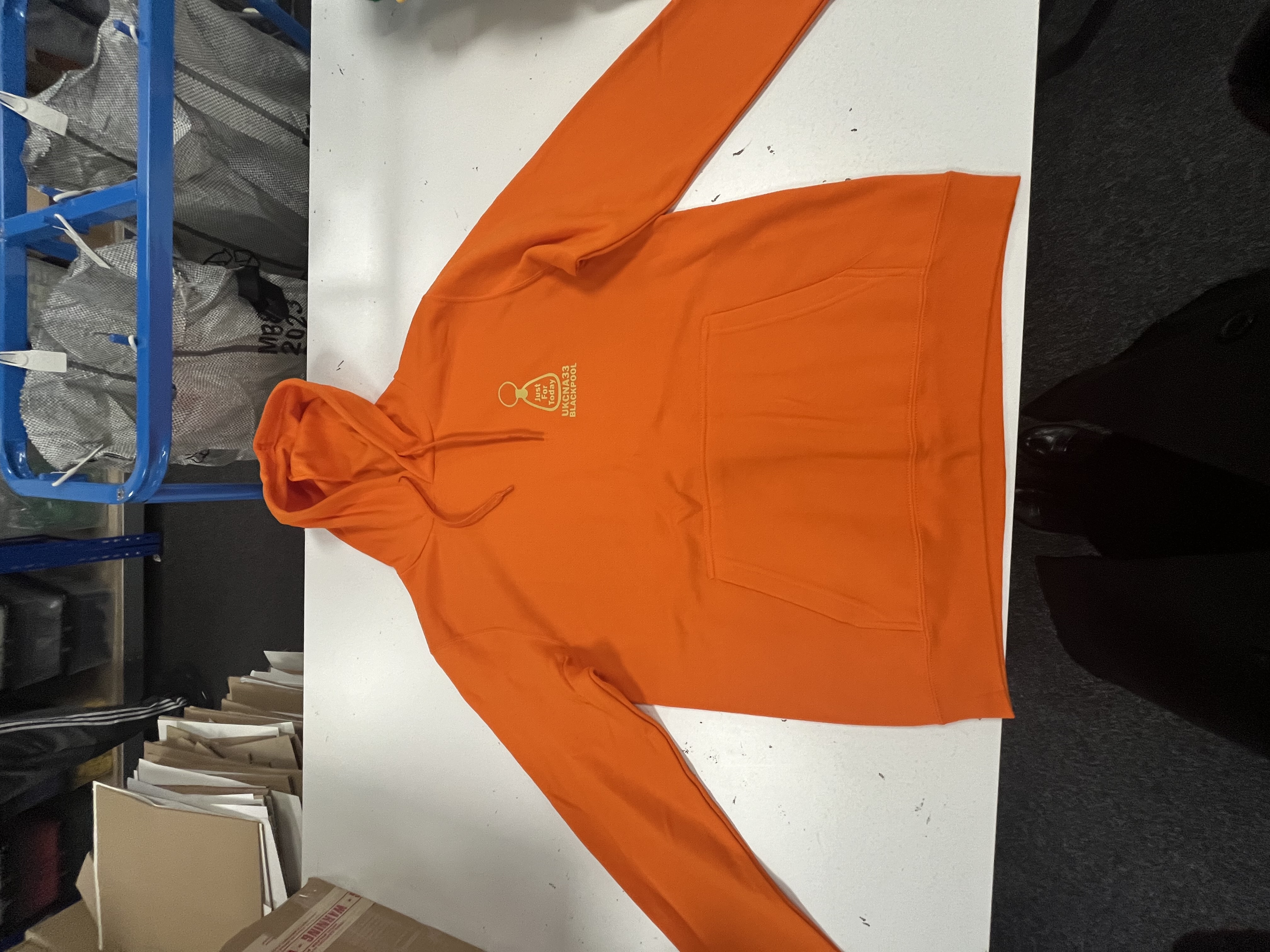 Orange hoodie 