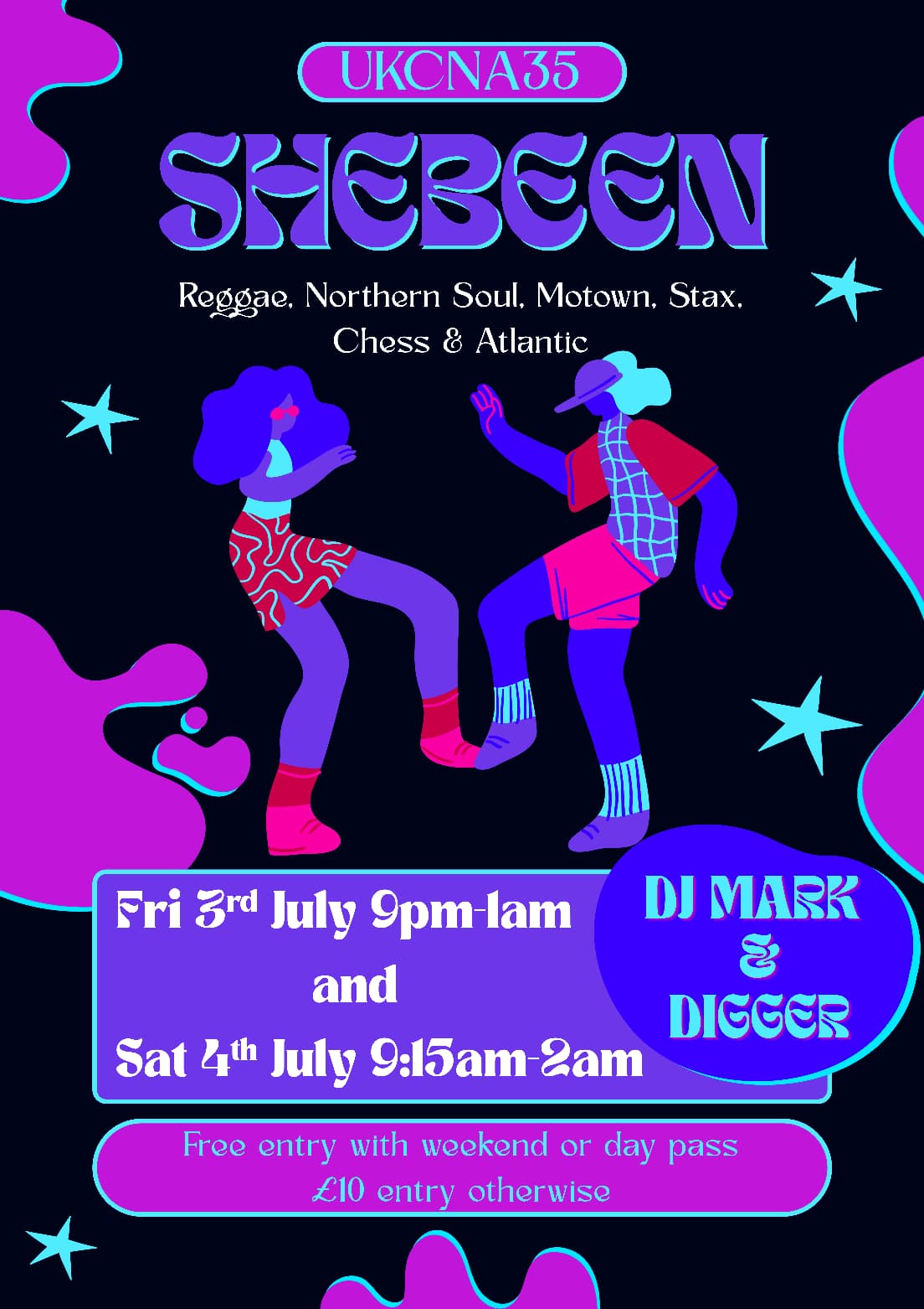 Friday 3rd & Saturday 4th July